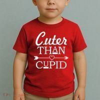 Cuter Than Cupid Funny Cute Valentines Toddler T-Shirt thumb 2