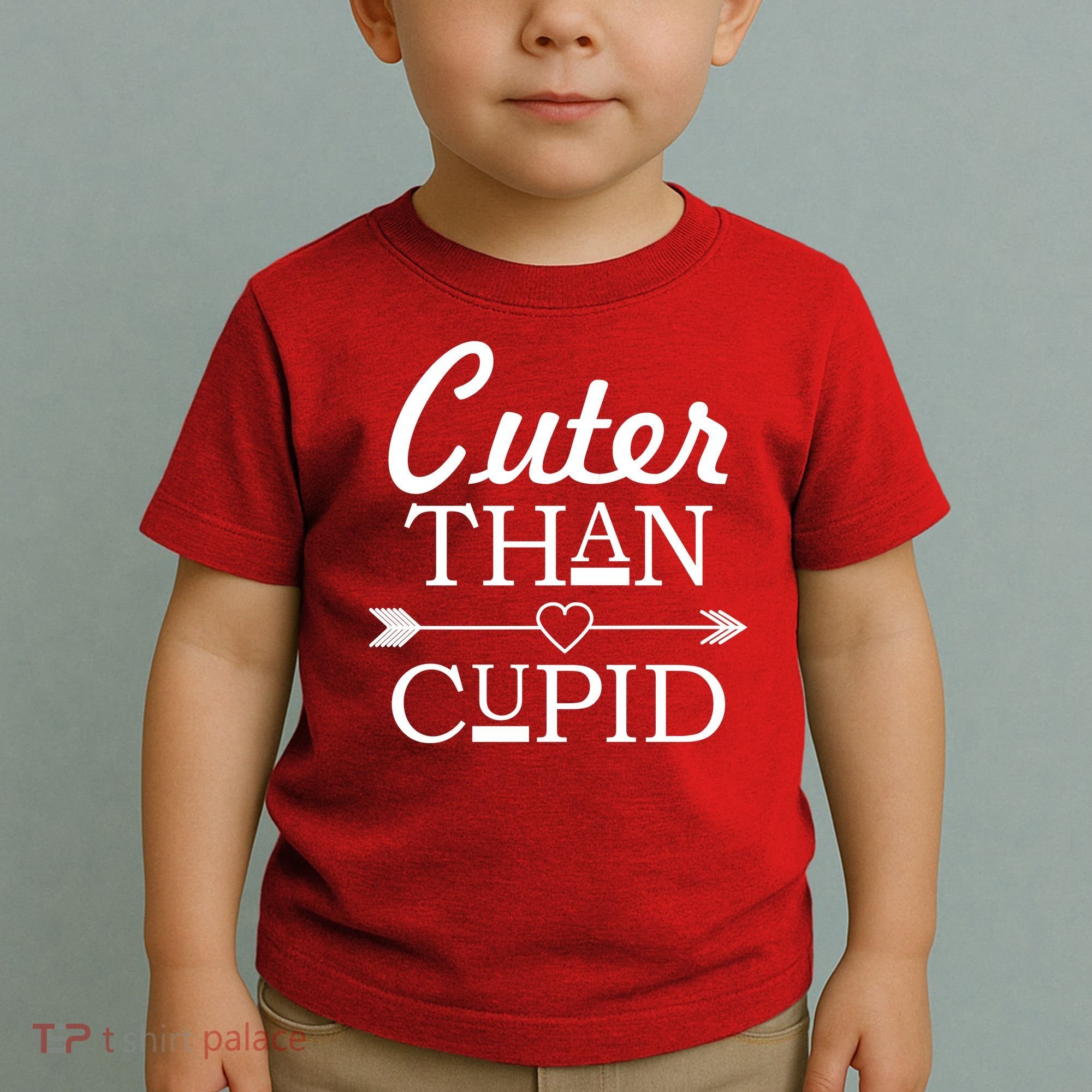 Cuter Than Cupid Funny Cute Valentines Toddler T-Shirt