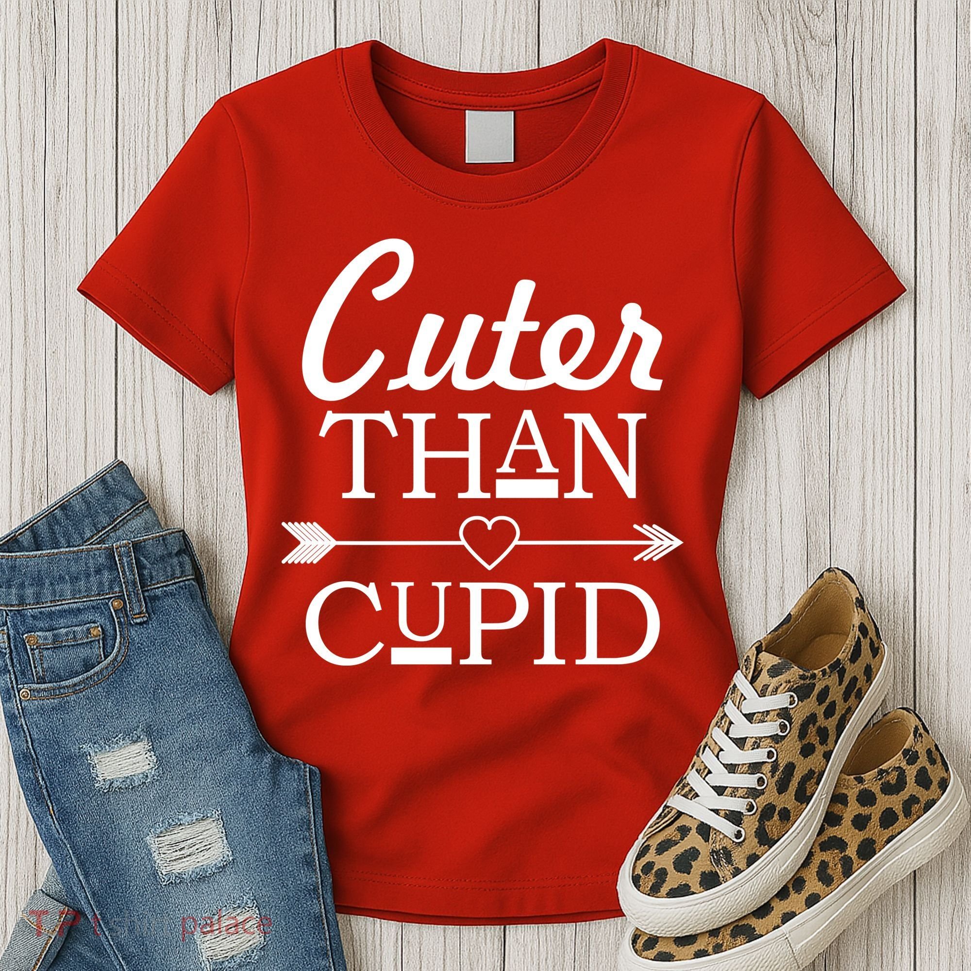 Cuter Than Cupid Funny Cute Valentines Women's T-Shirt