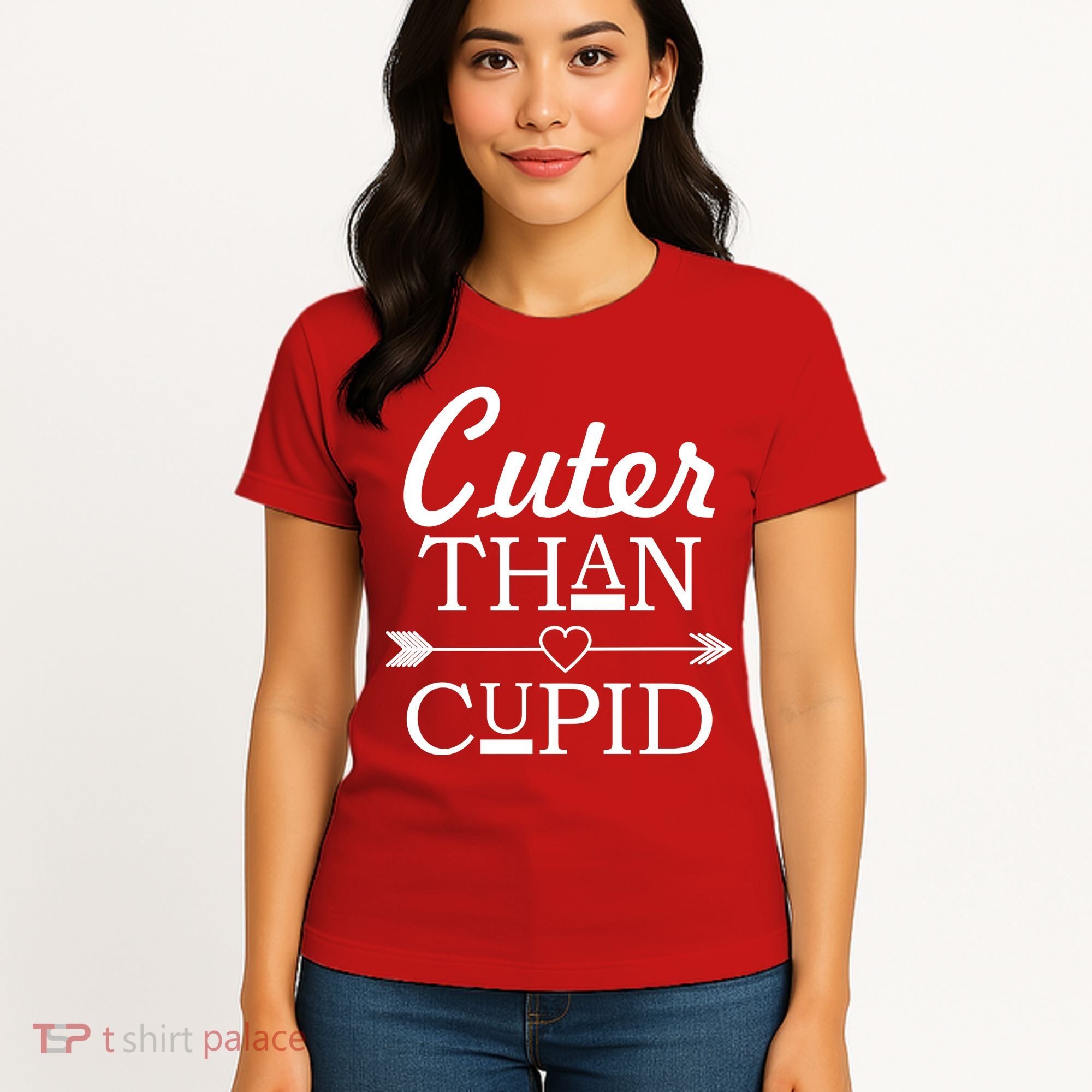 Cuter Than Cupid Funny Cute Valentines Women's T-Shirt