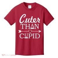 Cuter Than Cupid Funny Cute Valentines Kids T-Shirt thumb 0