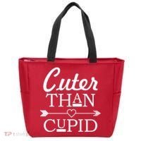 Cuter Than Cupid Funny Cute Valentines Tote Bag thumb 0