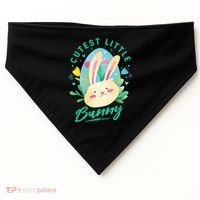 Cutest Little Bunny USA-Made Doggie Bandana thumb 0