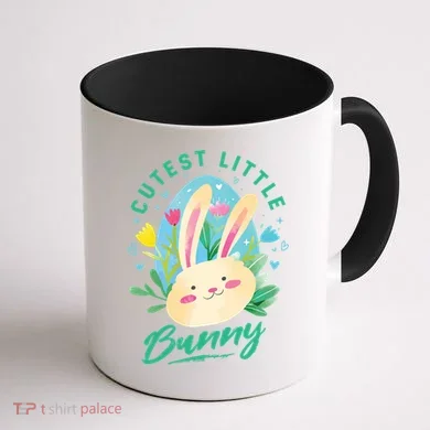 Cutest Little Bunny Coffee Mug back