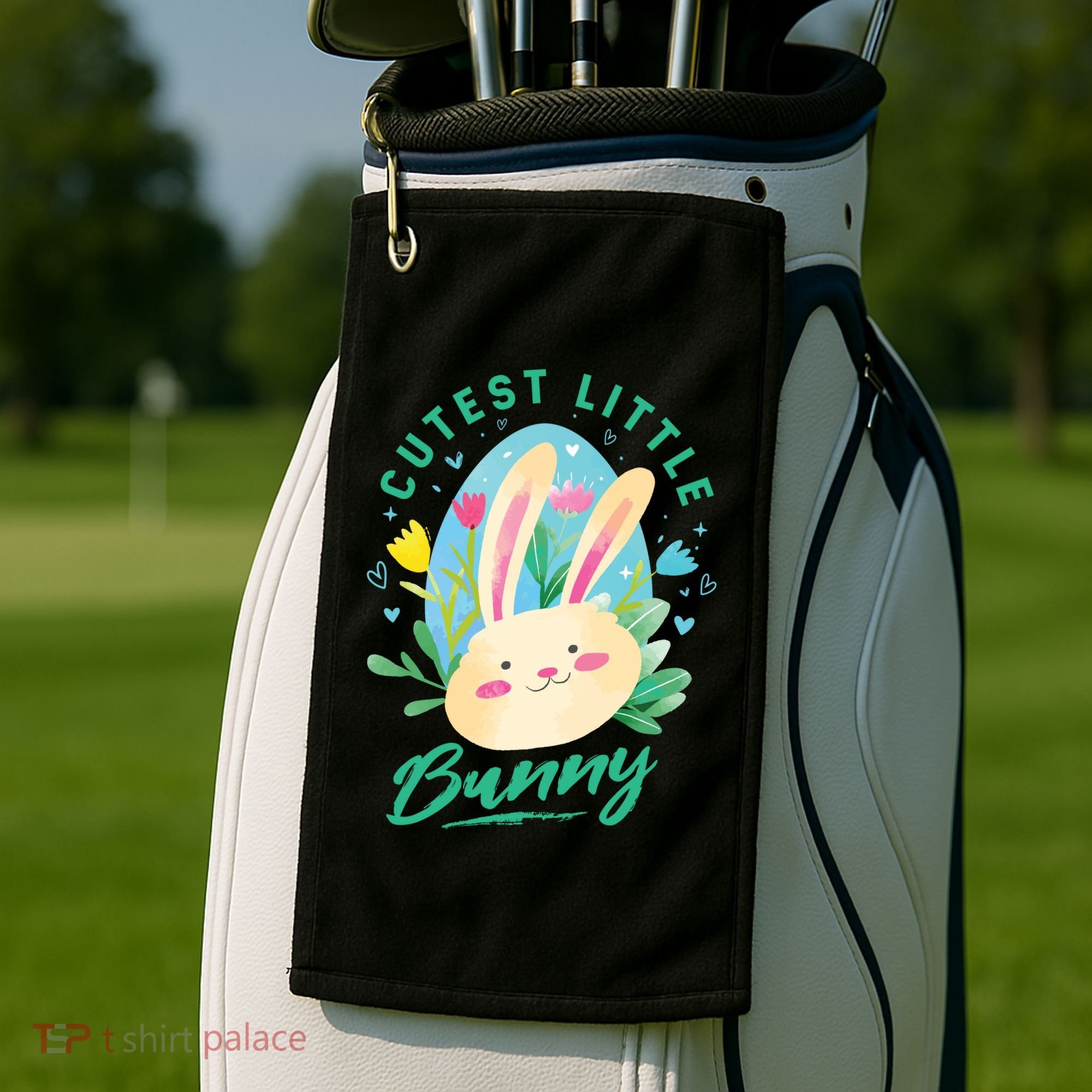 Cutest Little Bunny Golf Towel