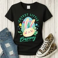 Cutest Little Bunny Women's T-Shirt thumb 3