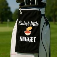 Cutest Little Nugget Golf Towel thumb 2