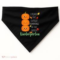 Cutest Pumpkins In The Patch Kindergarten USA-Made Doggie Bandana thumb 0