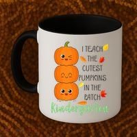 Cutest Pumpkins In The Patch Kindergarten Coffee Mug thumb 2