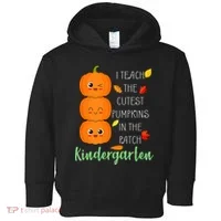 Cutest Pumpkins In The Patch Kindergarten Toddler Hoodie thumb 0