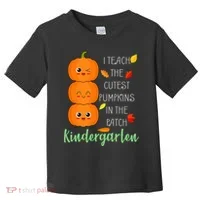 Cutest Pumpkins In The Patch Kindergarten Toddler T-Shirt thumb 0