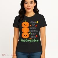 Cutest Pumpkins In The Patch Kindergarten Women's T-Shirt thumb 4