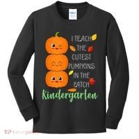 Cutest Pumpkins In The Patch Kindergarten Kids Long Sleeve Shirt thumb 0