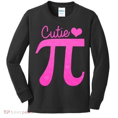 Cutie Pi Kids Long Sleeve Shirt