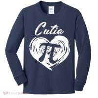 Cutie Pi 3.14 Kids Long Sleeve Shirt thumb 0