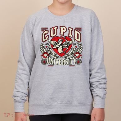 Cupid U.N.I.V.E.R.S.I.T.Y Valentine Theme Women's Sweatshirt
