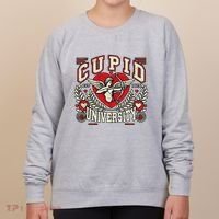 Cupid U.N.I.V.E.R.S.I.T.Y Valentine Theme Women's Sweatshirt thumb 0