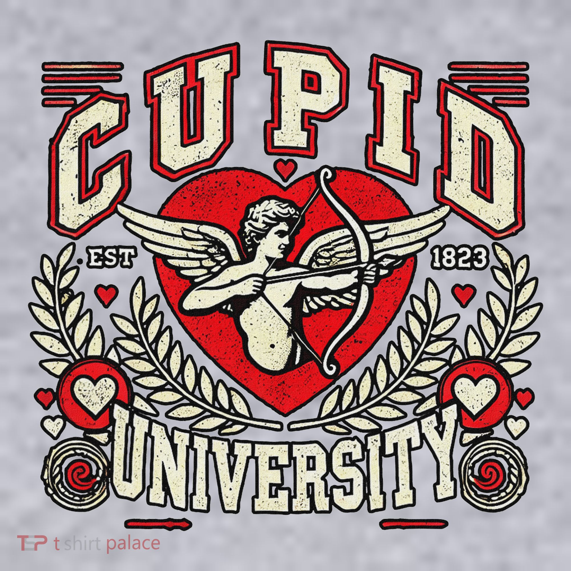 Cupid U.N.I.V.E.R.S.I.T.Y Valentine Theme Women's Sweatshirt
