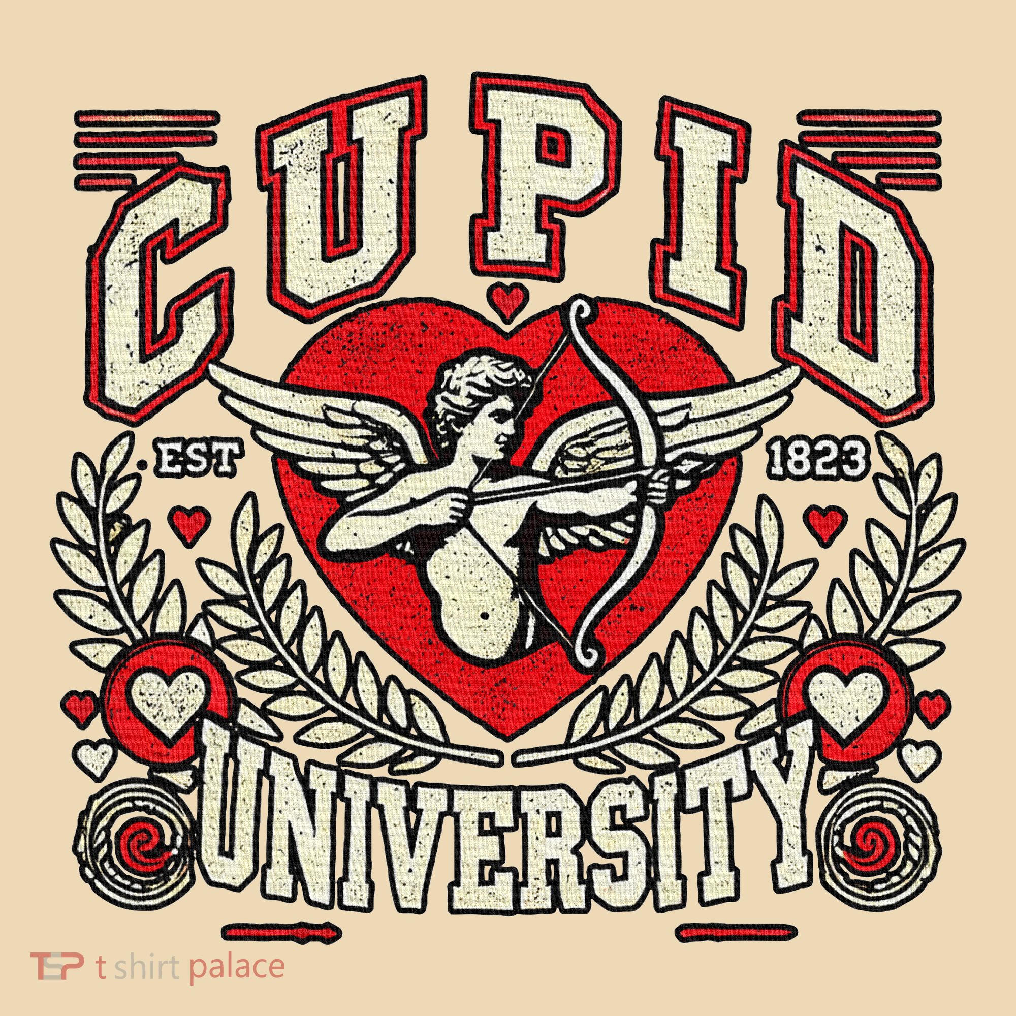Cupid U.N.I.V.E.R.S.I.T.Y Valentine Theme Tote Bag