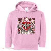Cupid U.N.I.V.E.R.S.I.T.Y Valentine Theme Toddler Hoodie thumb 0