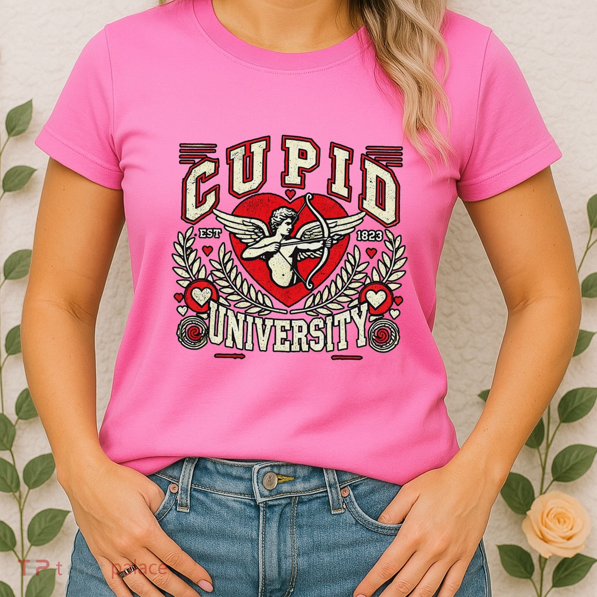 Cupid U.N.I.V.E.R.S.I.T.Y Valentine Theme Women's T-Shirt