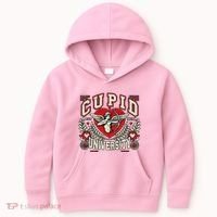 Cupid U.N.I.V.E.R.S.I.T.Y Valentine Theme Kids Hoodie thumb 0