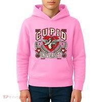 Cupid U.N.I.V.E.R.S.I.T.Y Valentine Theme Kids Hoodie thumb 4