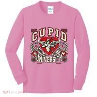 Cupid U.N.I.V.E.R.S.I.T.Y Valentine Theme Kids Long Sleeve Shirt thumb 0