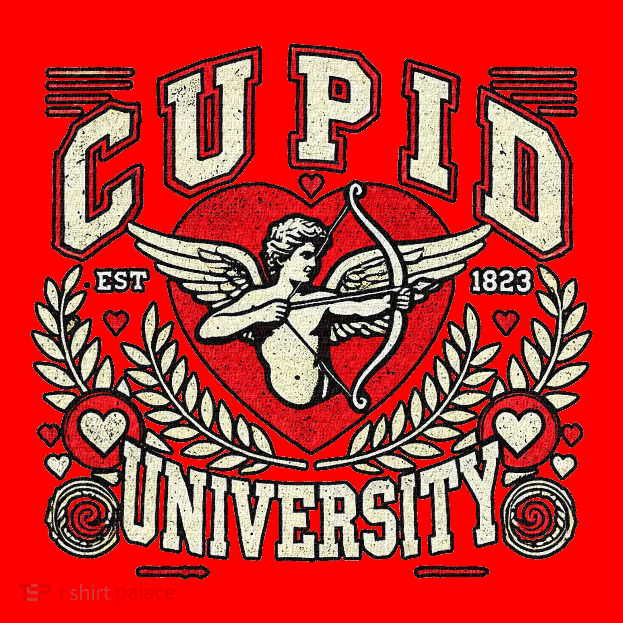 Cupid U.N.I.V.E.R.S.I.T.Y Valentine Theme Santa Hat
