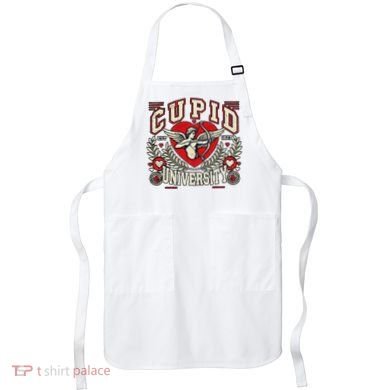 Cupid U.N.I.V.E.R.S.I.T.Y Valentine Theme Apron