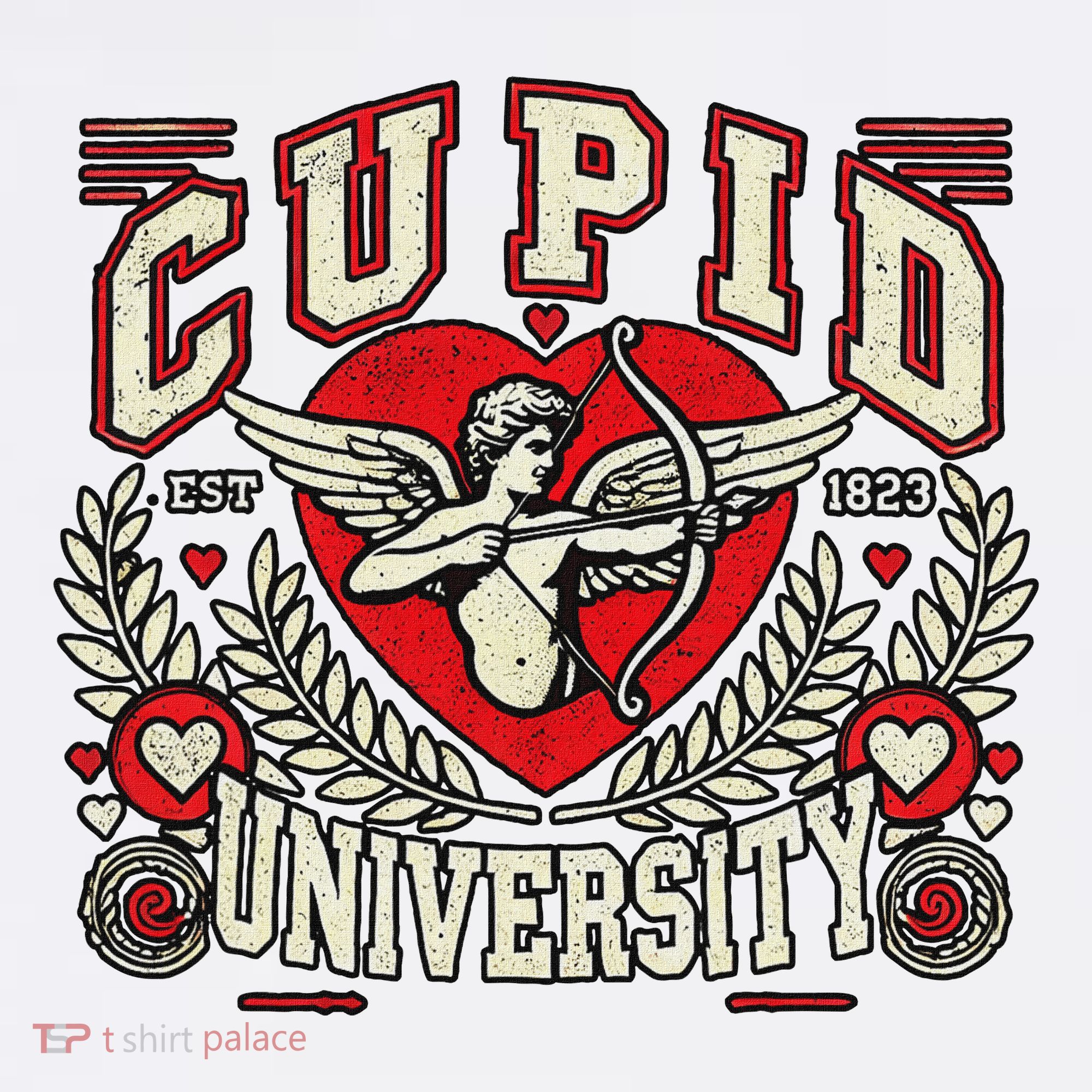 Cupid U.N.I.V.E.R.S.I.T.Y Valentine Theme Apron