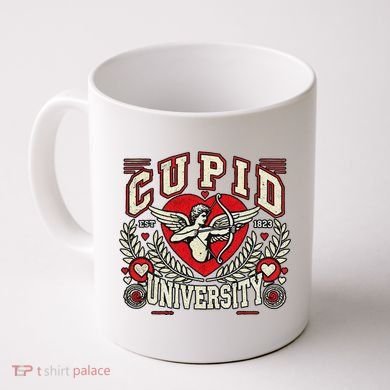 Cupid U.N.I.V.E.R.S.I.T.Y Valentine Theme Coffee Mug