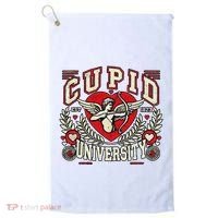 Cupid U.N.I.V.E.R.S.I.T.Y Valentine Theme Golf Towel thumb 0