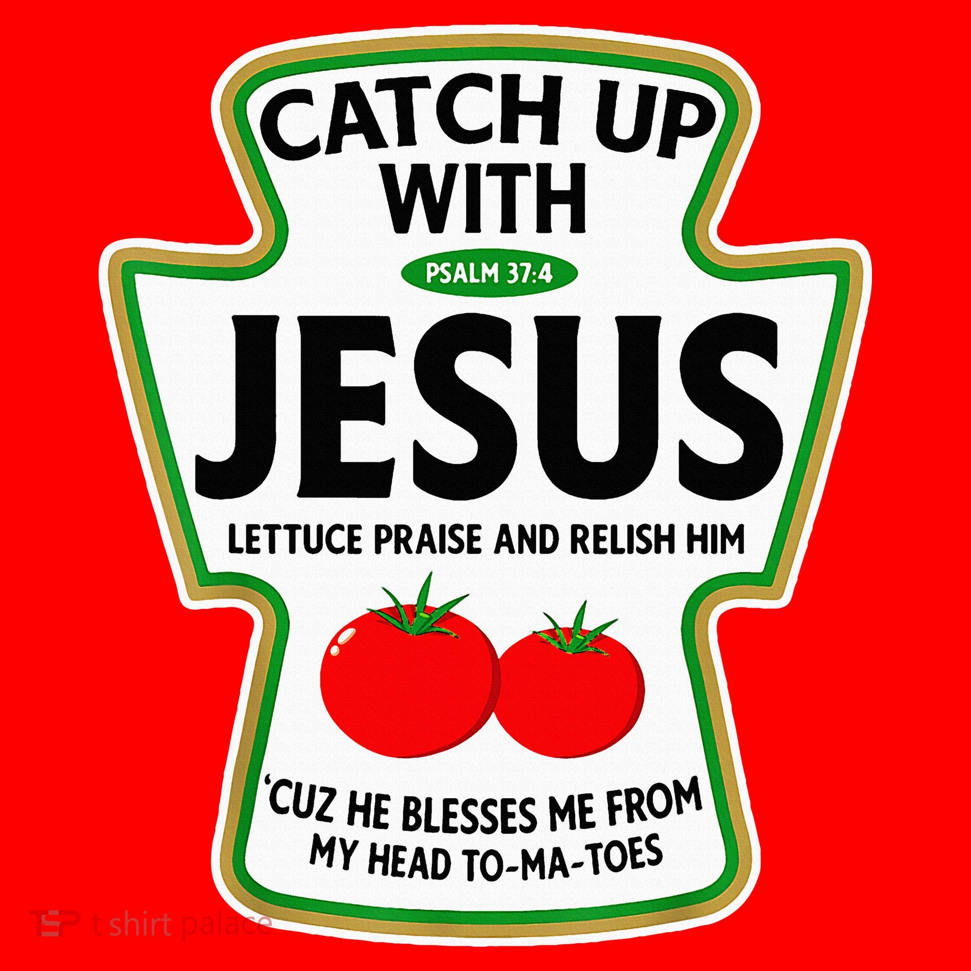 Catch Up With Jesus Santa Hat