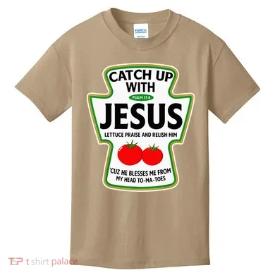 Catch Up With Jesus Kids T-Shirt