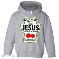 Catch Up With Jesus Toddler Hoodie thumb 0