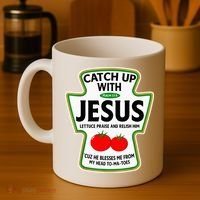 Catch Up With Jesus Coffee Mug thumb 4