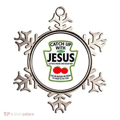Catch Up With Jesus Ornament