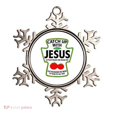 Catch Up With Jesus Ornament