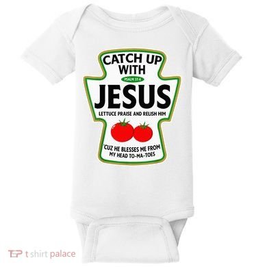 Catch Up With Jesus Baby Bodysuit
