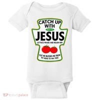 Catch Up With Jesus Baby Bodysuit thumb 0
