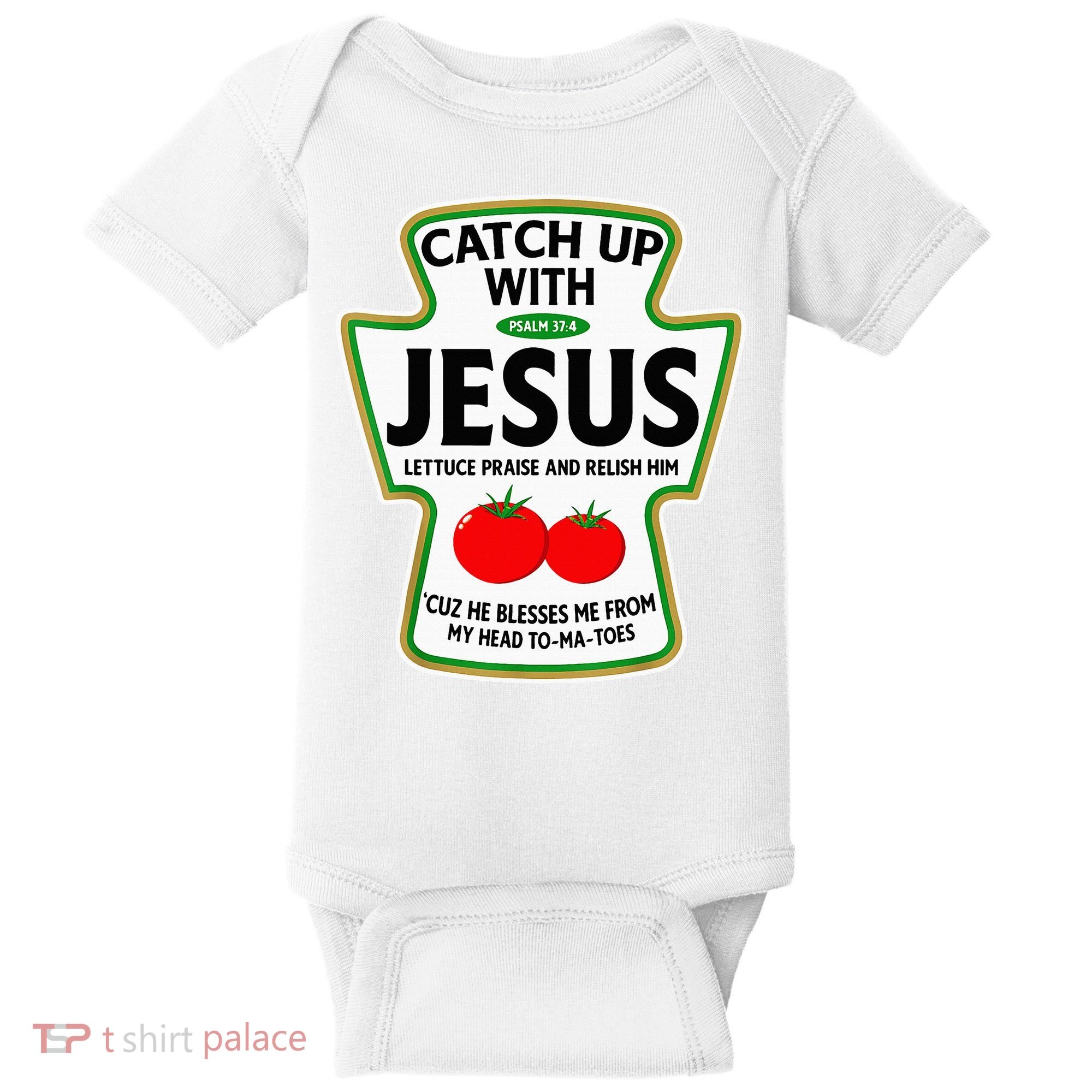 Catch Up With Jesus Baby Bodysuit