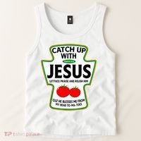 Catch Up With Jesus Tank Top thumb 2