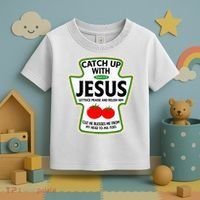 Catch Up With Jesus Toddler T-Shirt thumb 3