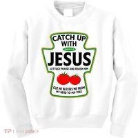 Catch Up With Jesus Kids Sweatshirt thumb 0