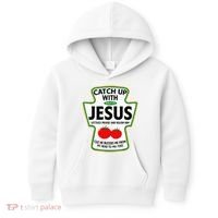 Catch Up With Jesus Kids Hoodie thumb 0