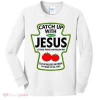 Catch Up With Jesus Kids Long Sleeve Shirt thumb 0