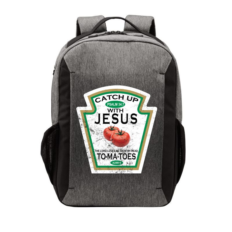 Catch Up With Jesus Vintage Vector Backpack
