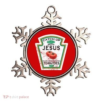 Catch Up With Jesus Vintage Ornament