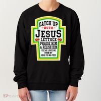 Catch Up With Jesus He Loves Me From My Head To-Ma-Toes Women's Sweatshirt thumb 0